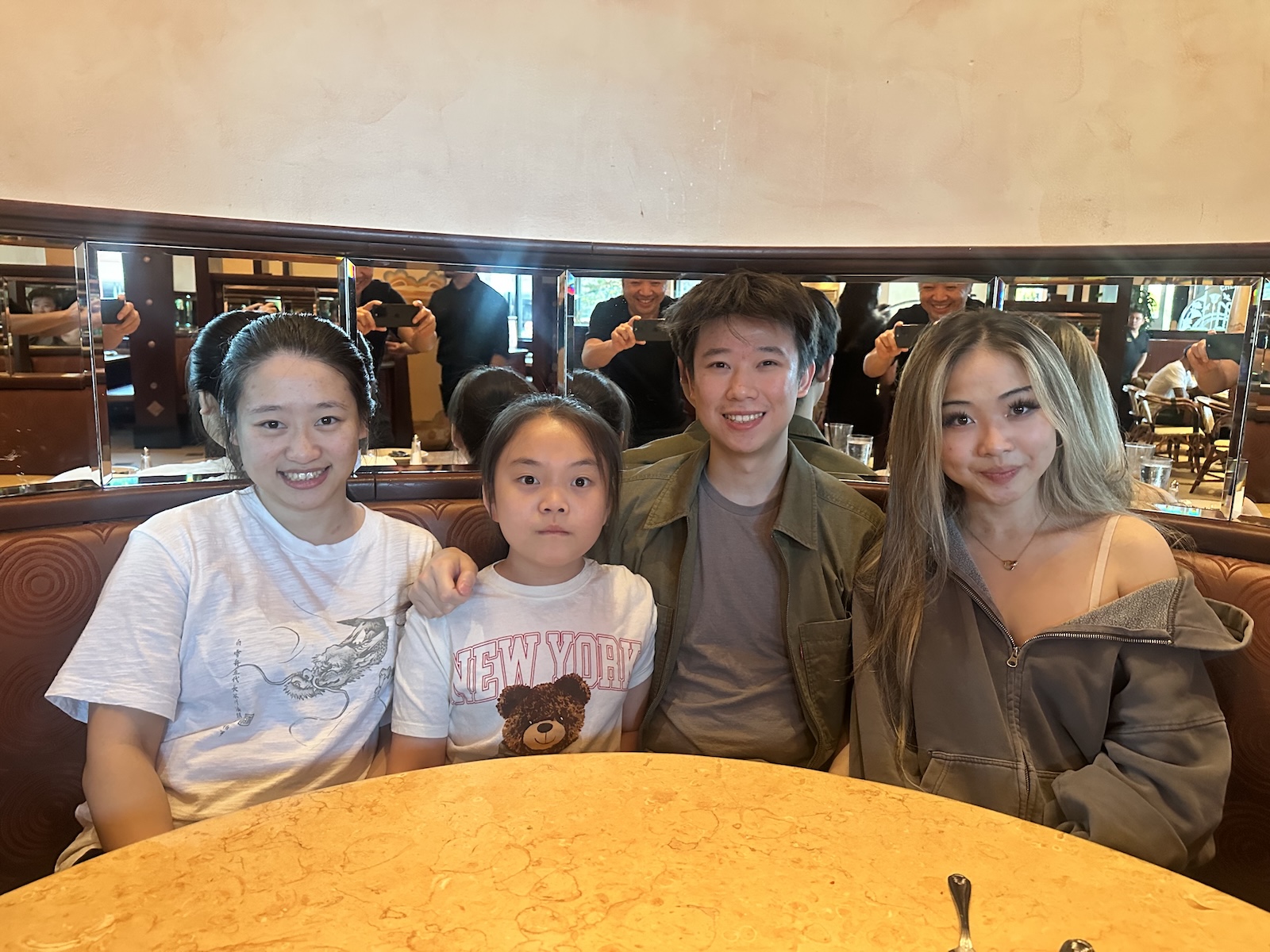 Veronika with her family